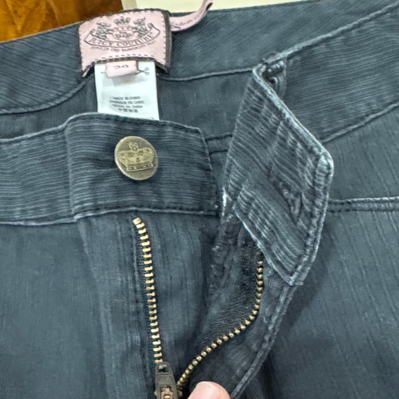 Y2K Juicy Couture Black Flared Bootcut Mid to Low Rise Pants - Picture 3 of 6